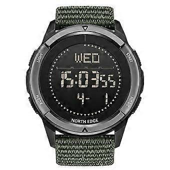 Carbon Fiber Outdoor Watch For Hiking And Swimming With Digital Display And Compass