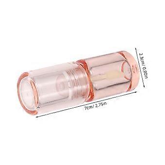 Mini Lip Gloss Tubes for DIY Refillable Lipstick Containers 6Pcs Pink Plastic