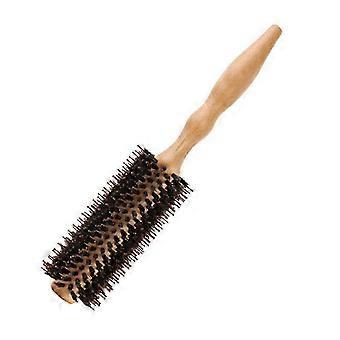 Comb Round Brush Hair Dryer Brush With Natural Bristles Natural Hair Brush Round For Short And Medium Length Hair Made-small Twill