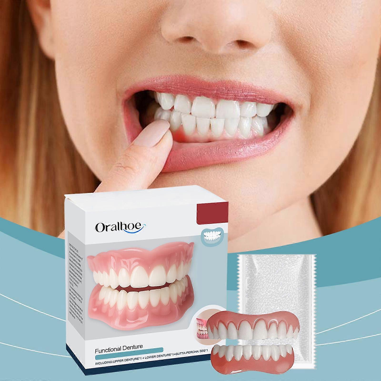 [New] ORALHOE Natural Fit Denture Fitting Kit
