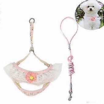 Corde de traction pour chien, corde pour promener un chiot, chaînes pour petit chien, style Teddy Bichon Bo, harnais de poitrine, gilet 25-26JJ
