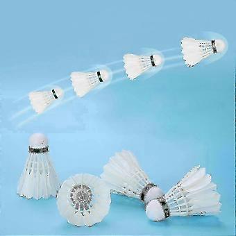 12-Pack Durable Badminton Shuttlecocks for Training with Stable Flight Performance-inst