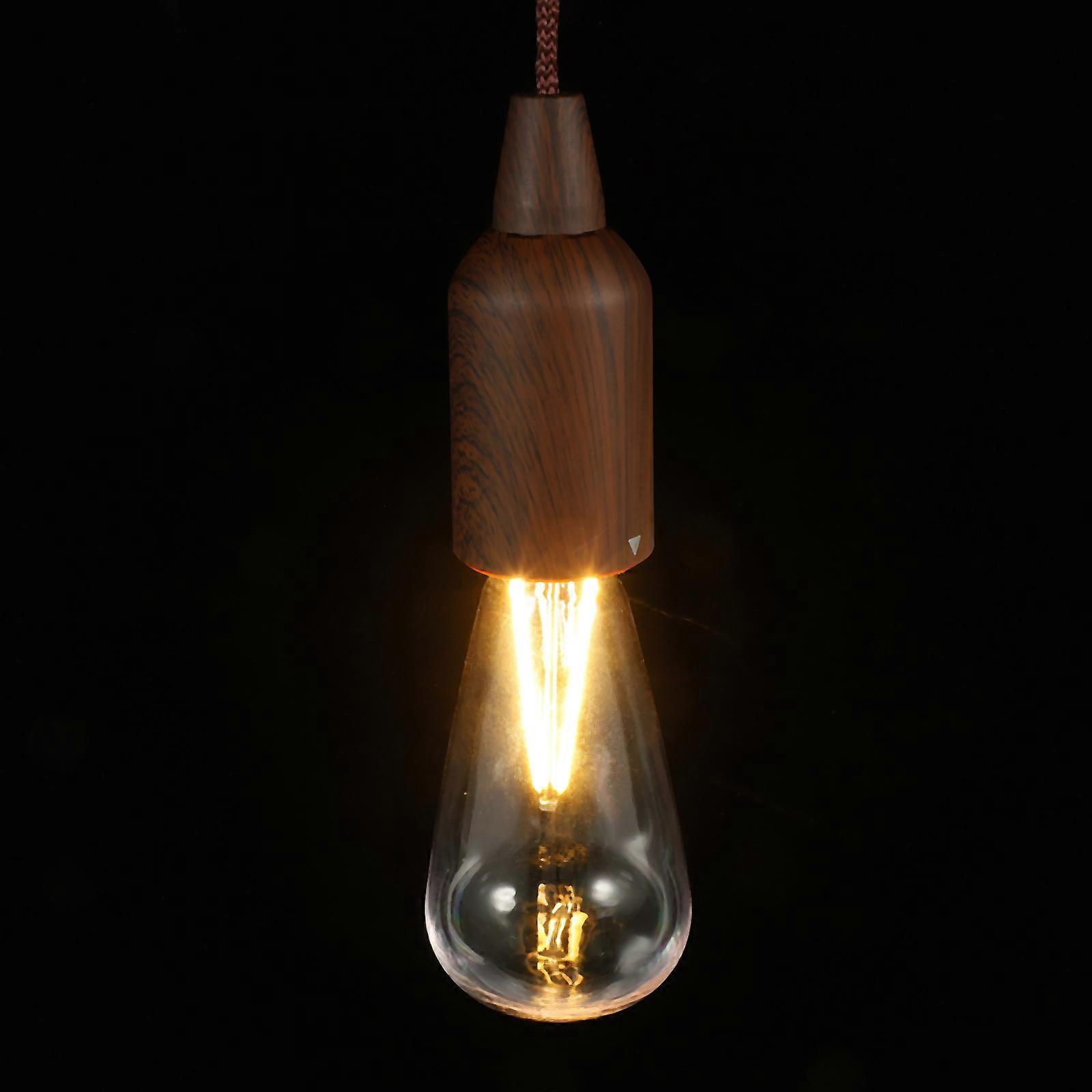 Battery Operated Tent Bulb Light 4Pcs with Pull String for Camping