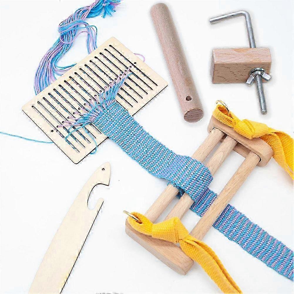 Natural Beech Wood Weaving Clamp Set