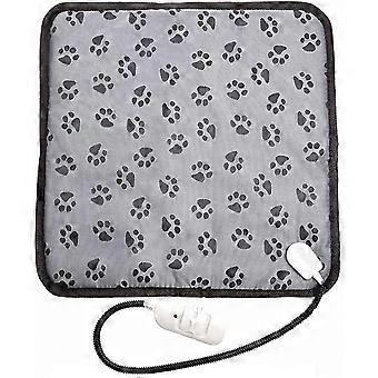 Waterproof Pet Warming Mat, 45x45cm Adjustable Heating Pad compatible with Cats, Ideal compatible with Whelping, Puppies, and Medium Dogs