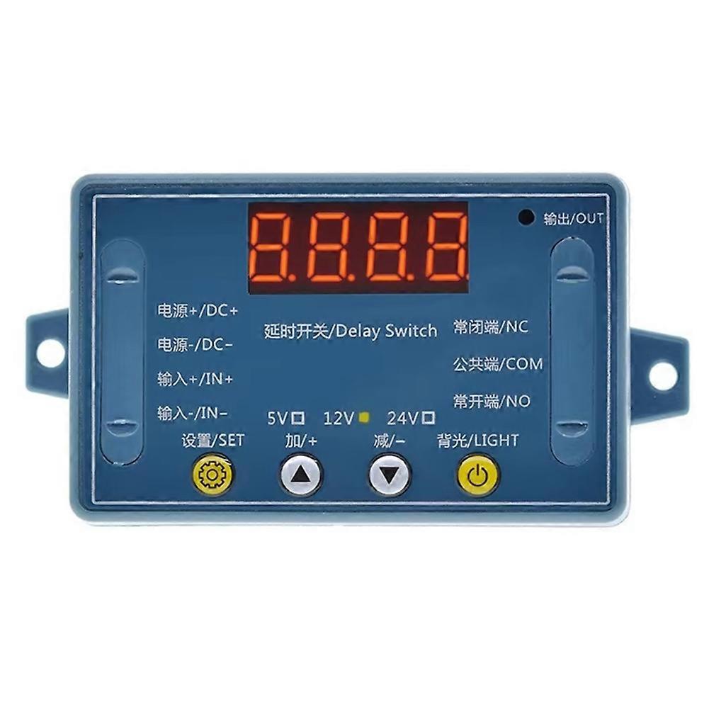 Time Delay Relay DC12V Timer Module Trigger Cycle Delay Timing Circuit Switch Module with LED Display Electronics