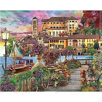 Jigsaw Puzzle Scenic Italy Italian Promenade HAA707