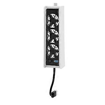 USB-drevet køler med tre ventilatorer