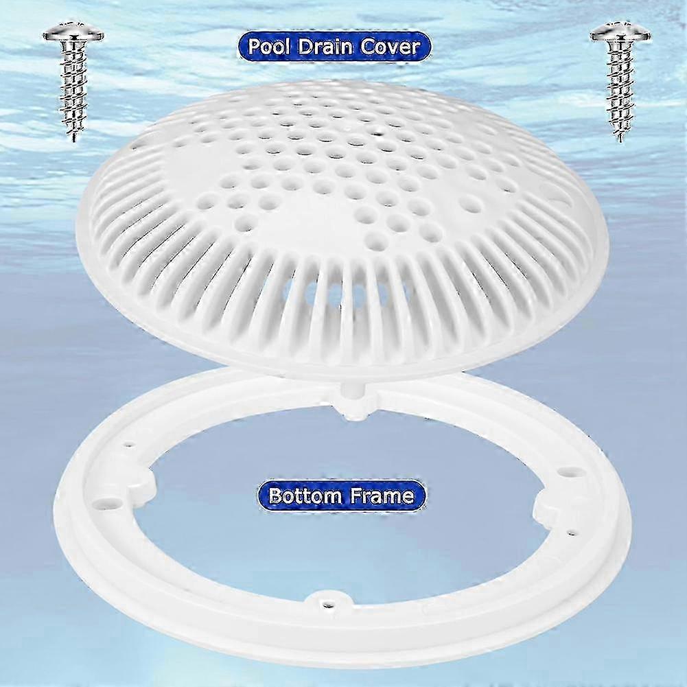 8 Inch Round Pool Drain Cover Kit