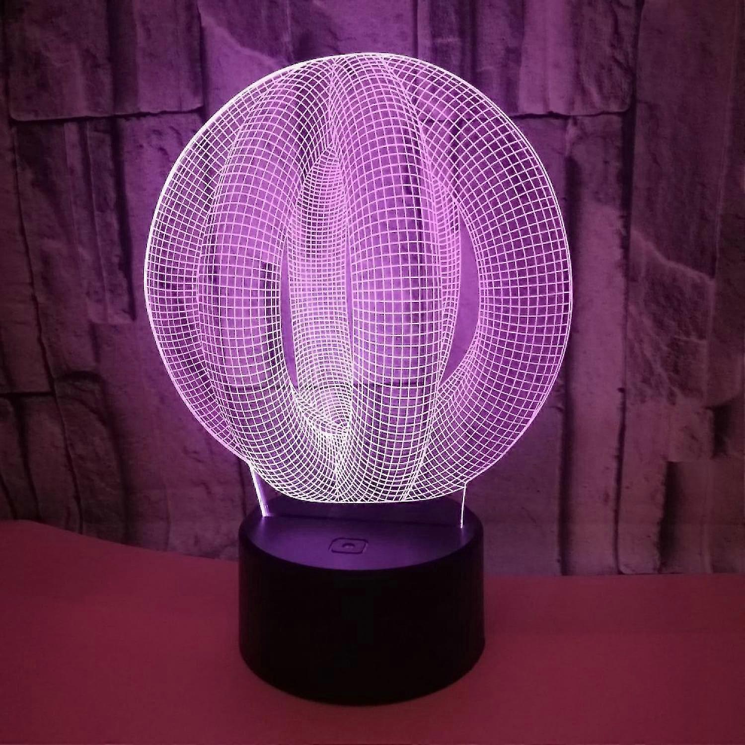 Flat Acrylic 3D Illusion Lamp