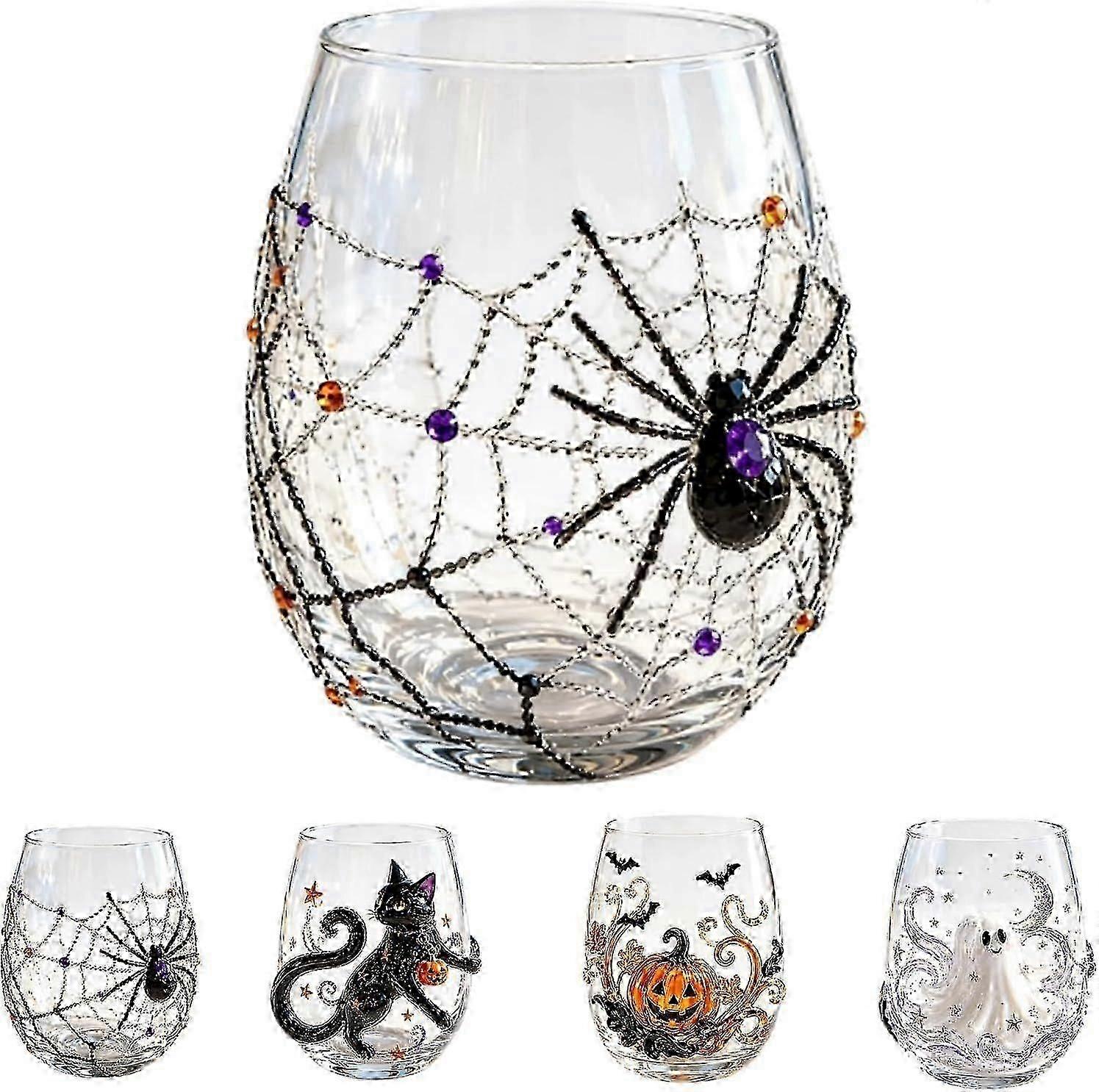 Fall 3D Halloween Tumbler Set