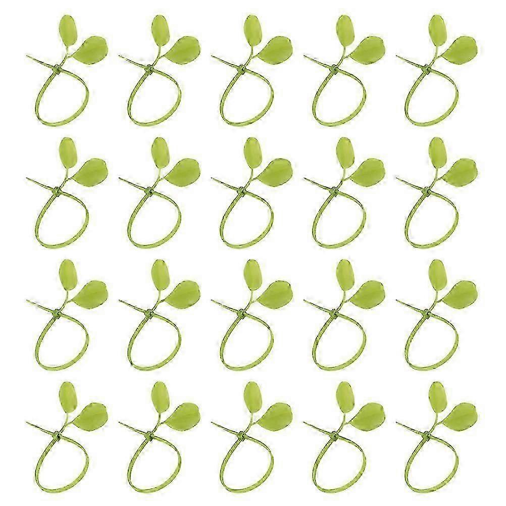 hard 100pcs Durable Practical Cable Ties Nylon Simulation Leaves Cable Ties good