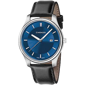 Wenger city classic Quartz Analog Man Watch with Cowhide Bracelet 01.1441.118