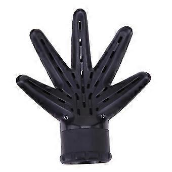 Black Orchid Haartrockner-Diffusor, Diffusor für lockiges Haar, 1 Stück, Schwarz.