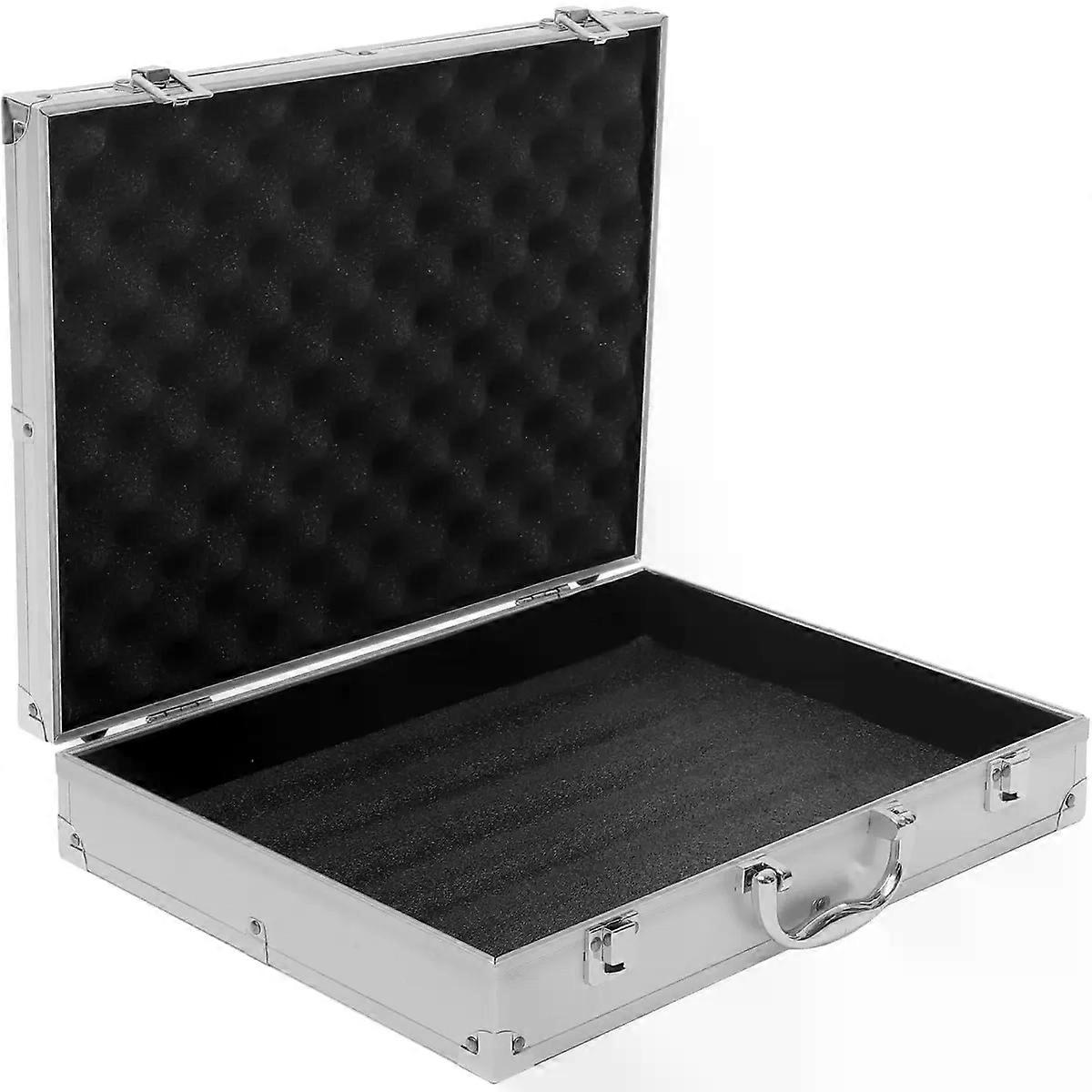 Portable Aluminum Alloy Tool Case with Secure Sliding Lock