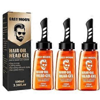 1-3x Men's Long Lasting 2 In 1 Hair Wax Gel with Styling Comb Tool.C3