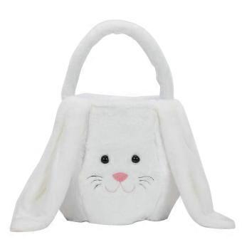 Cute Plush Bunny Carry Basket