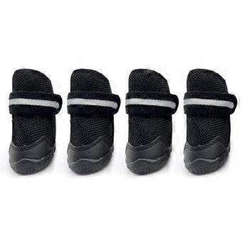 4 stuks schoenen voor huisdieren, antislip, ademend, voor katten en honden, geschikt voor gebruik buitenshuis.