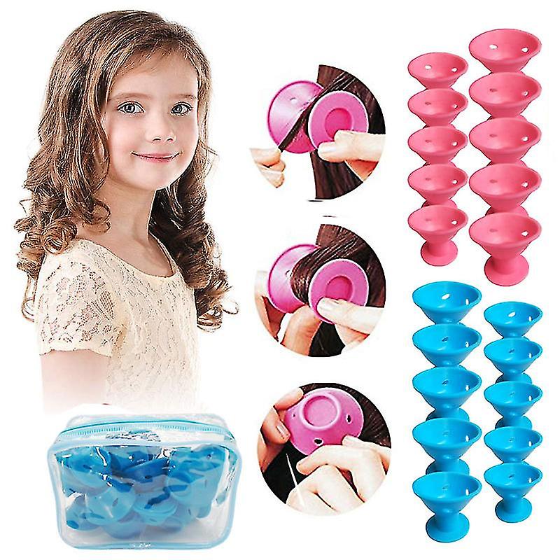 40x Super Low Price Curl Wrapper Silicone Curl Papilots Soft Hair Coils Stylinghair