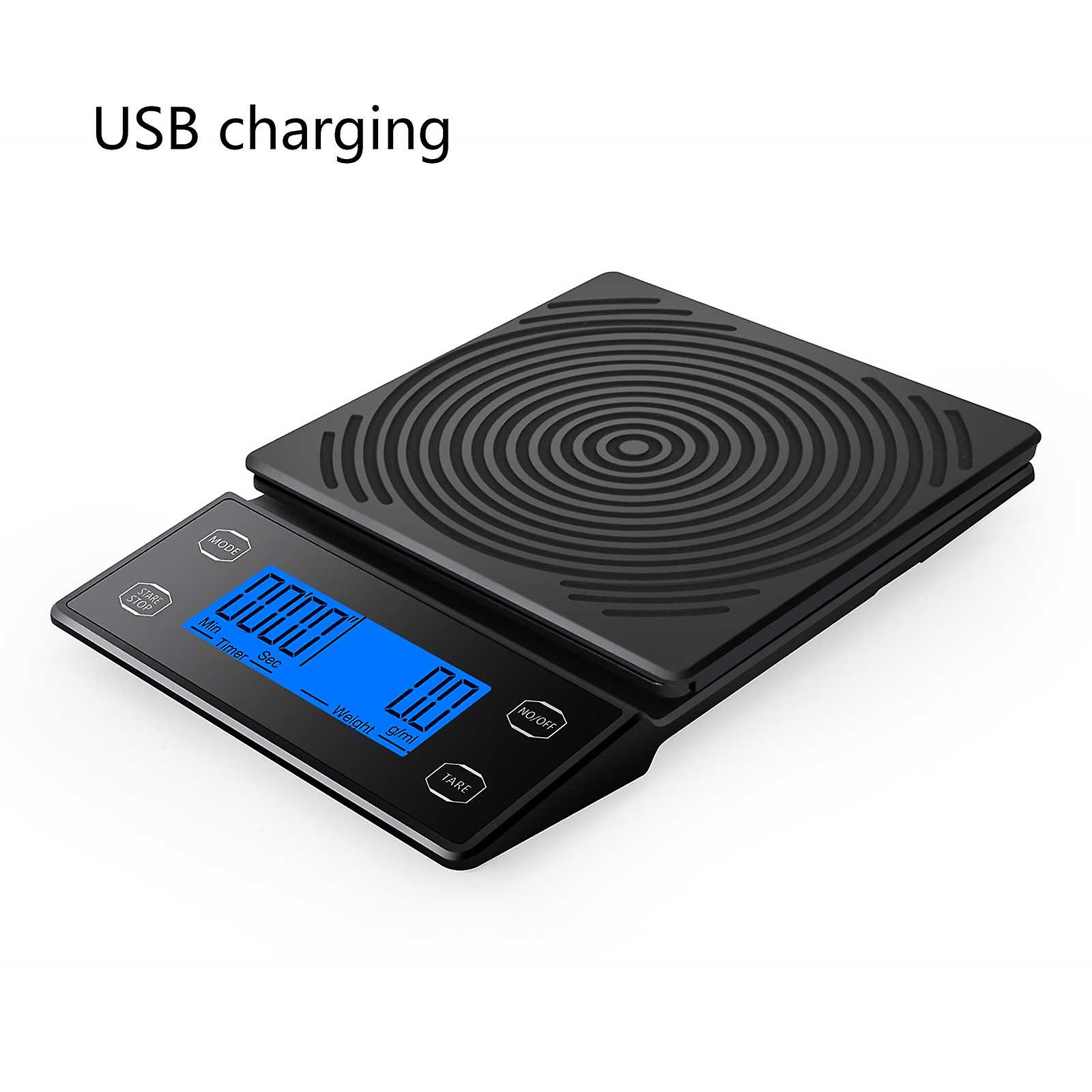 Coffee Scale with Timer Battery/USB Rechargeable Pour Over Coffee Scale 0.1g