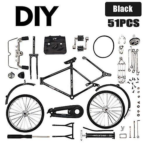Bicycle Toy Black Diy Toy Gift