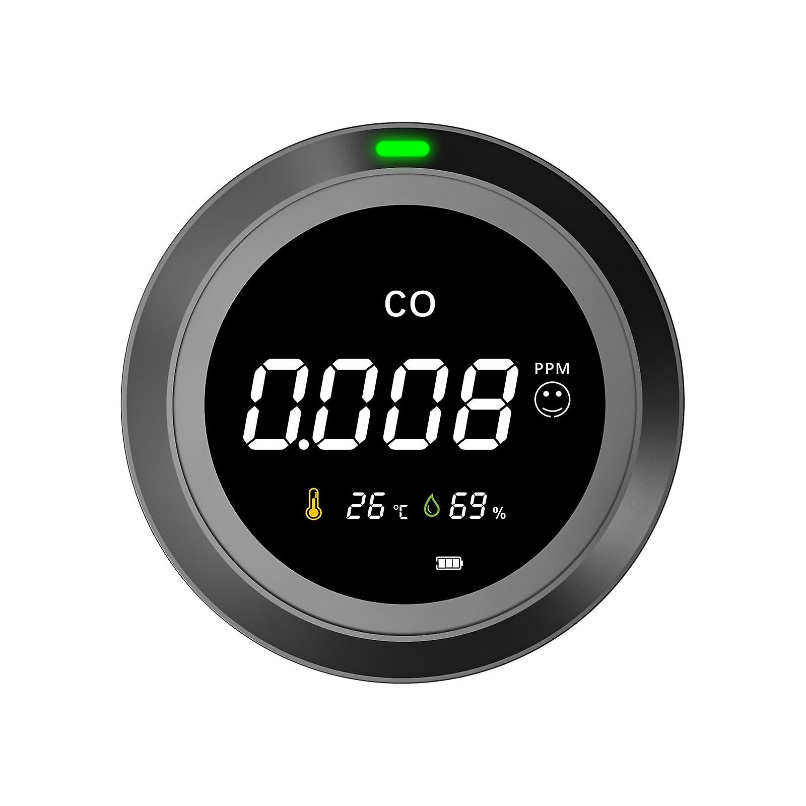Air Quality Meter Carbon Monoxide Sensor, With Temperature Humidity Detection,smoke Leak Detector, Co Gas Monitor