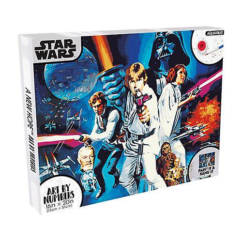 ONE SHEET Official Aquarius Star Wars Art By Numbers High Pigment Non Toxic