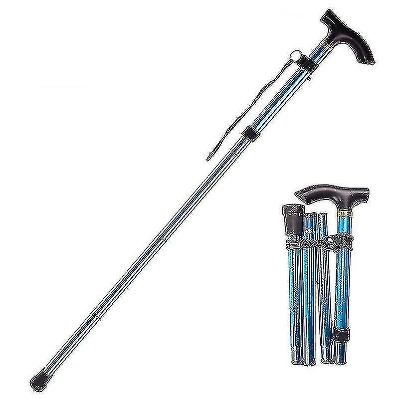 Telescopic Shockproof Walking Stick Telescopic Hiking Trekking Pole Five Sections Foldable