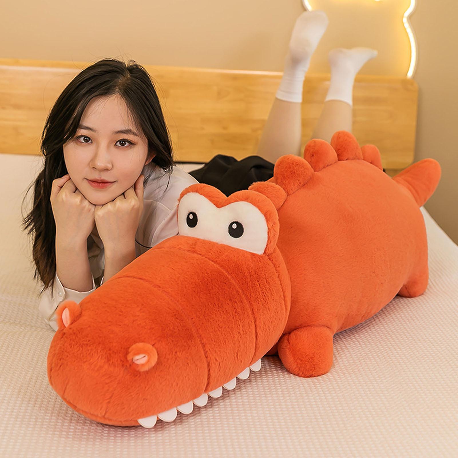 Cute Crocodile Plush Toy Stuffed Pillow Soft Comfortable Skin-friendly Plush Toy For Children Girls Gift Decoration Collection