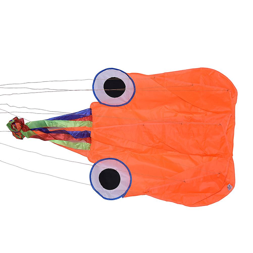 4m Single Line Stunt Red Octopus Power Sport Flying Kite Outdoor Toy