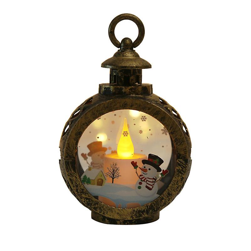 Christmas Gift Xmas Glowing Night Lights Pendant Product Layout Props Desktop Candlestick Lamp