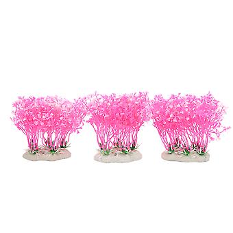 Artificial Aquatic Plants Decorative Plastic Simulation Aquatic Grass for Fish Tank Home Decorations