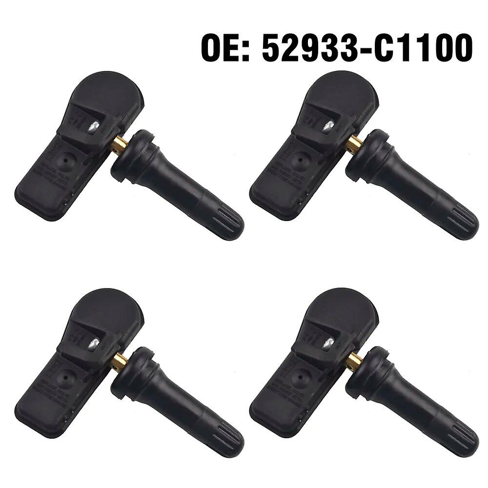 4 Pcs Car Tire Pressure Monitor Sensor Tpms 52933-c8000 For Hyundai Tucson I40 Ix35 2016 2017 2018