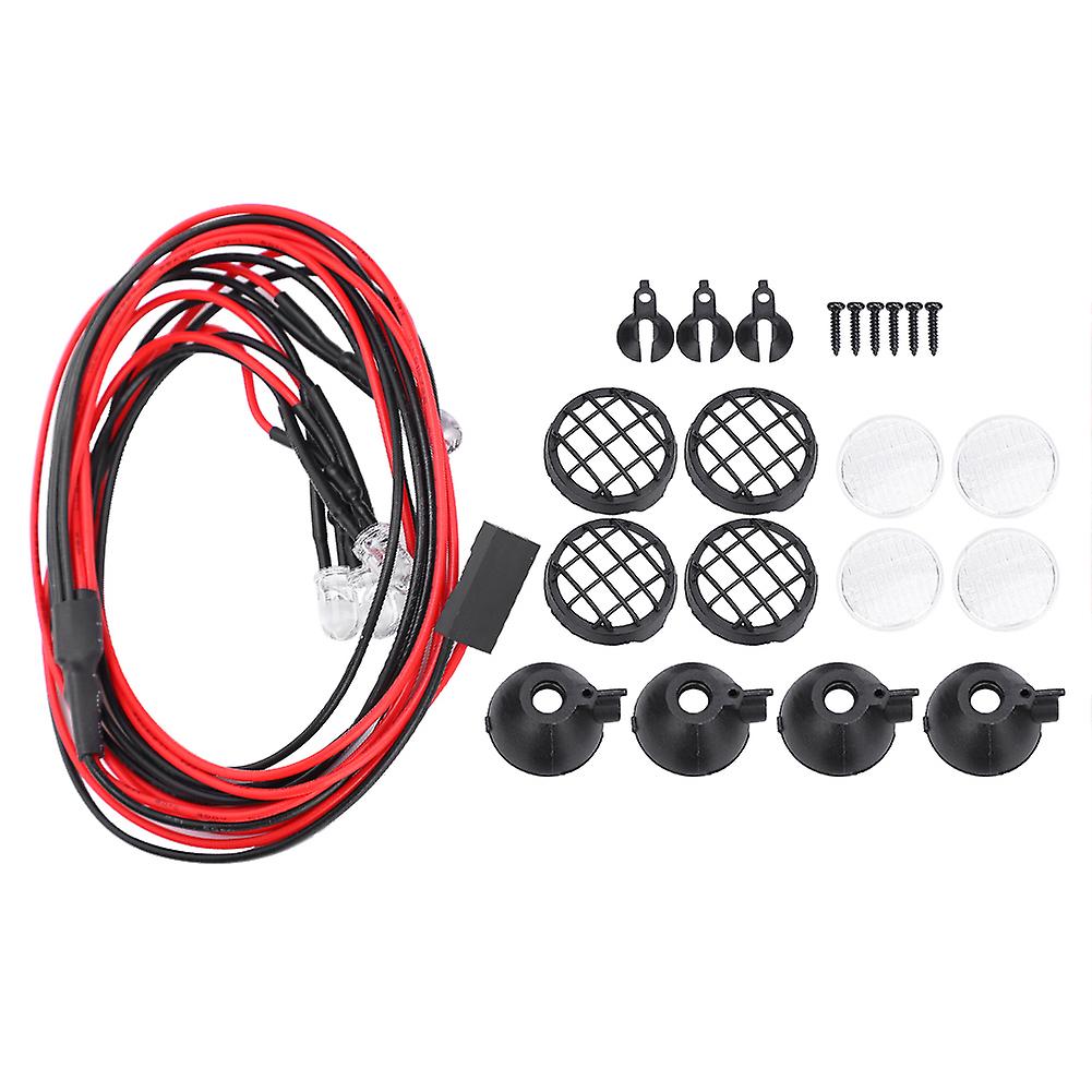 Universal LED Light with Lampshade for 1/10 RC Crawler Car TRXAAXS/TRX4/SCX10/D90