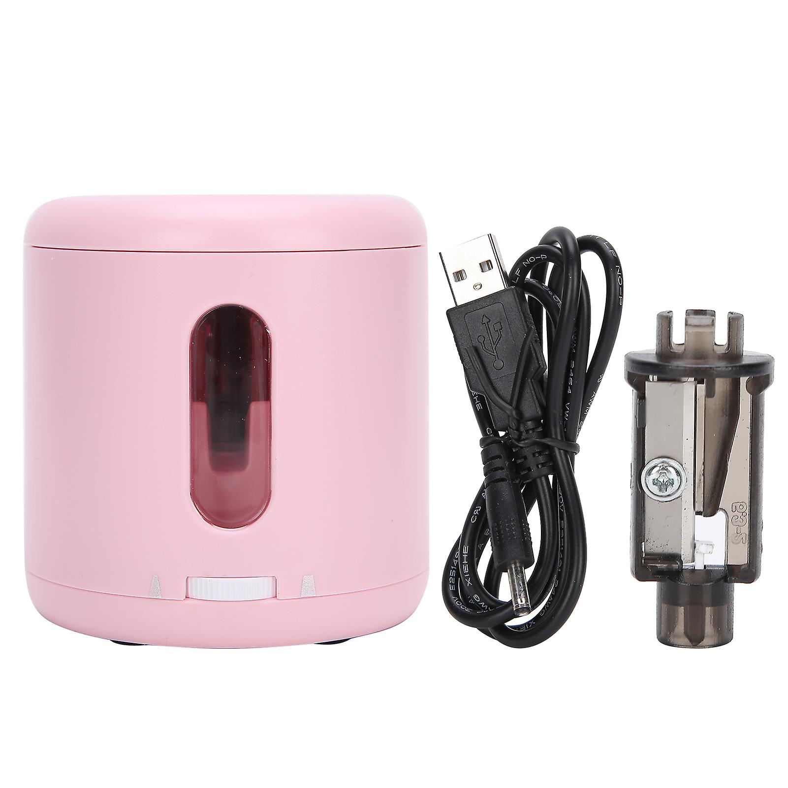 Electric Pencil Sharpener Automatic Fast Sharpener for Children Elementary School Students 8035‑4 Pink