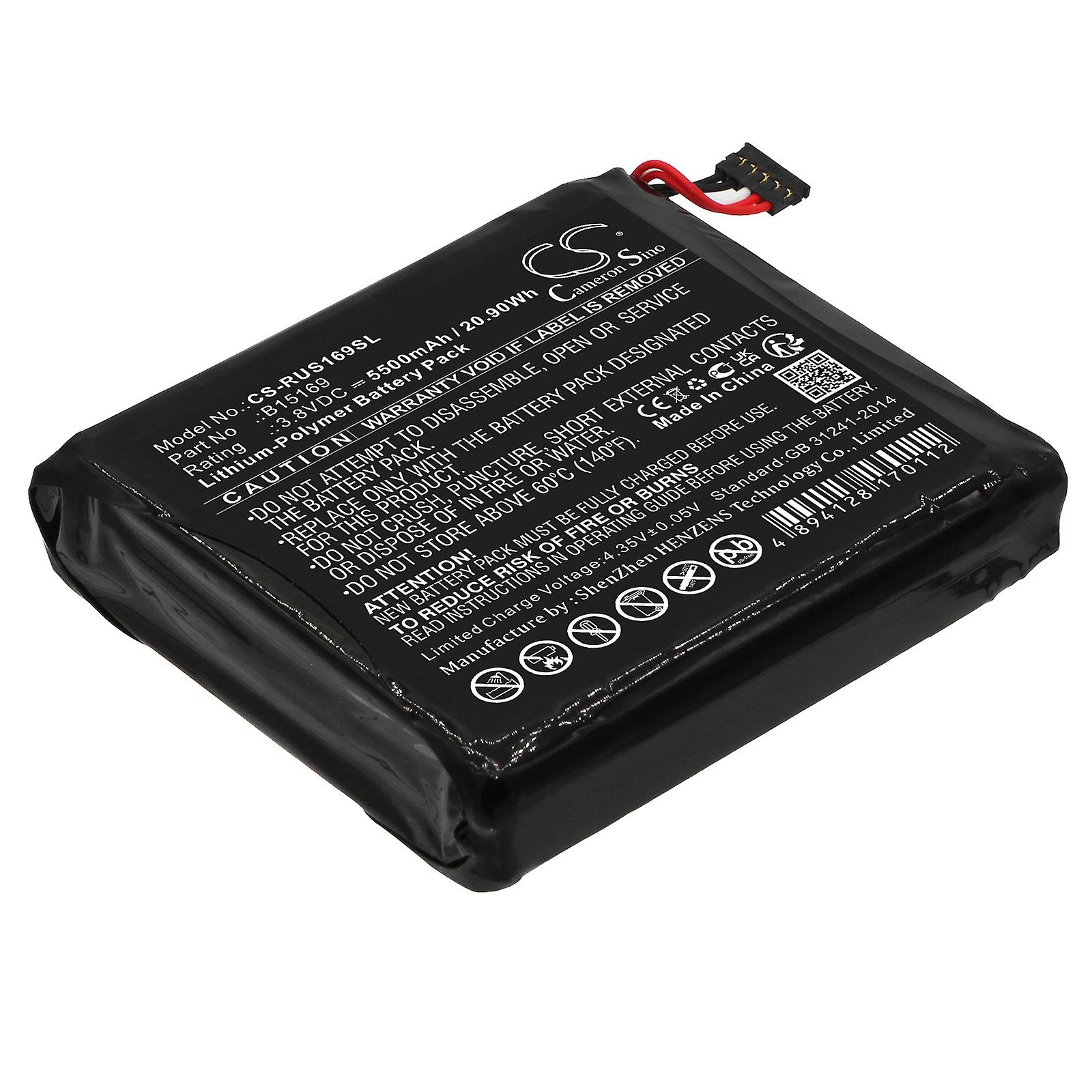 适用于Ring Stick Up Cam第一代5Pin B15169相机CS-RUS169SL的替换电池