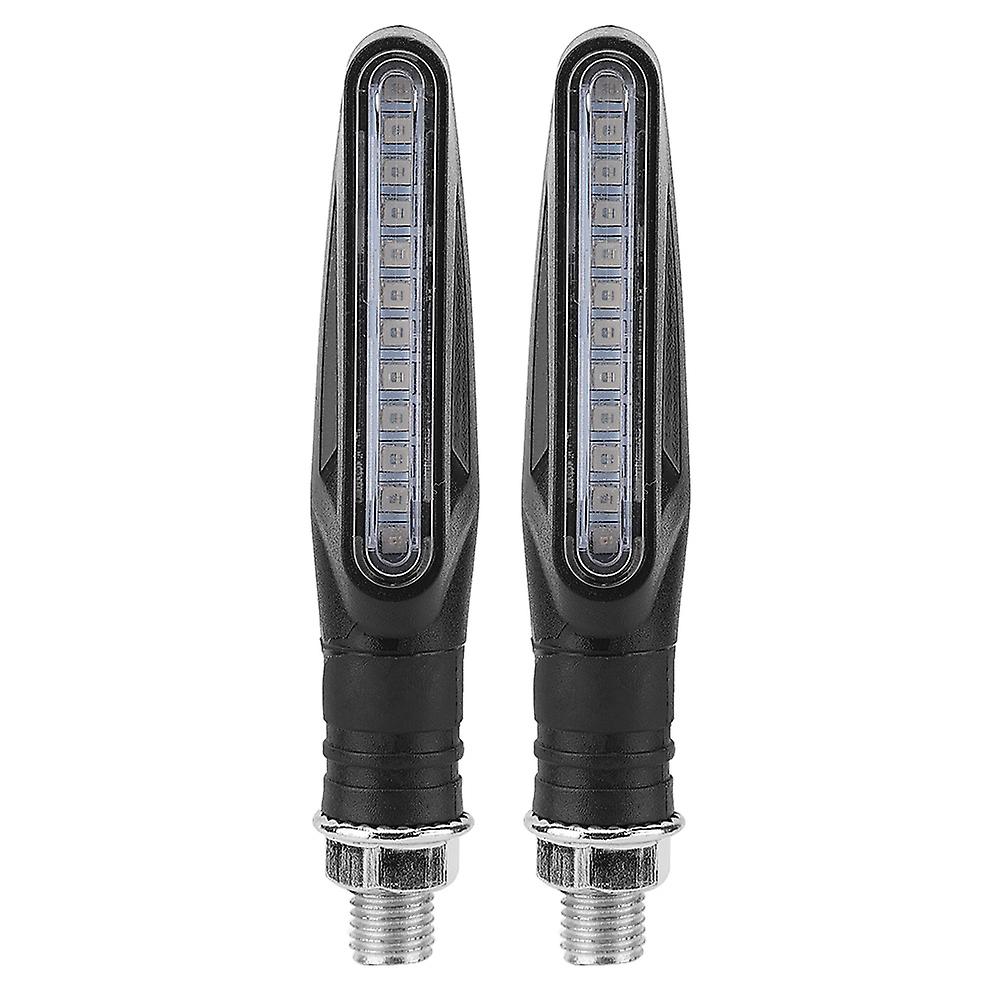 Clignotant de moto pour un ajustement universel avec 12LED d’eau courante