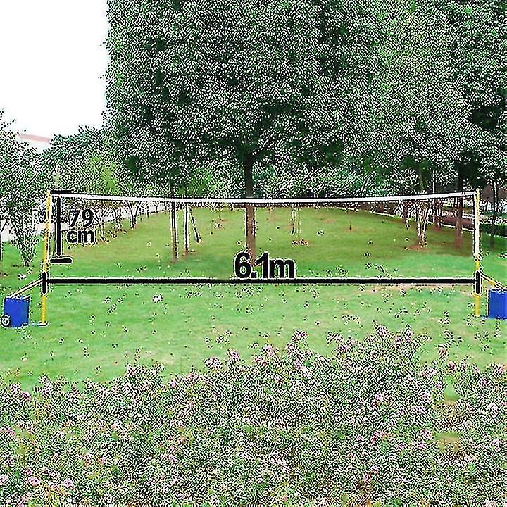 Voleibol ajustável e rede de tênis, interior e exterior