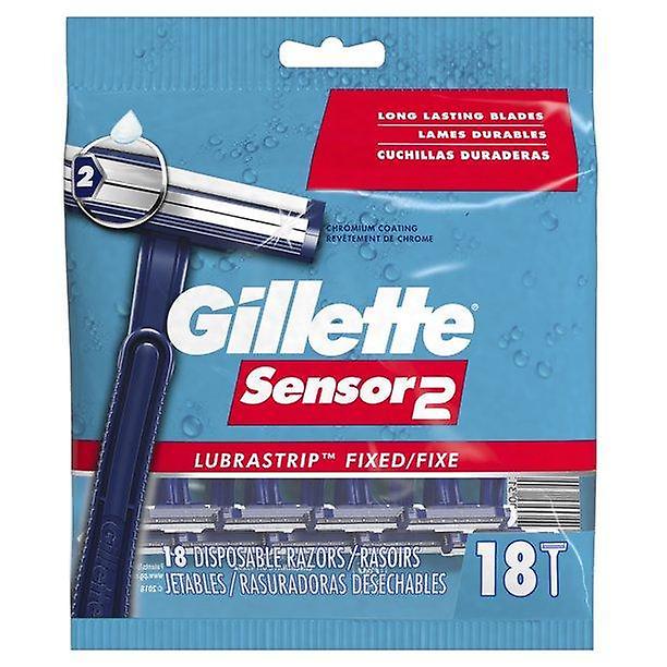 Gillette Sensor2 engångsrakhyvlar för män, 18 räkningar