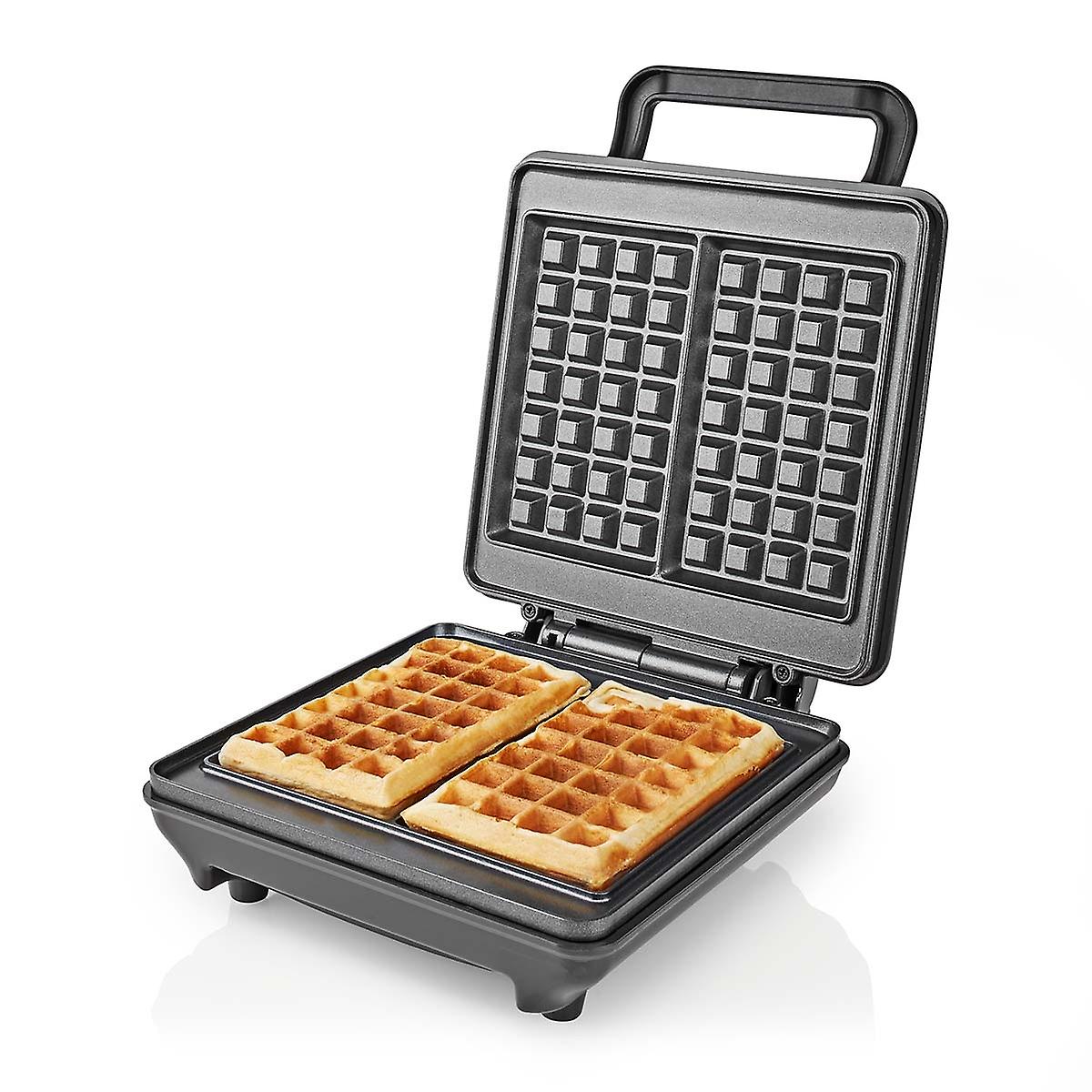 Waffle Iron | Belgian Waffles | 22 x 12.5 cm | 1200 W | Automatic Temperature Control | ABS / Aluminum