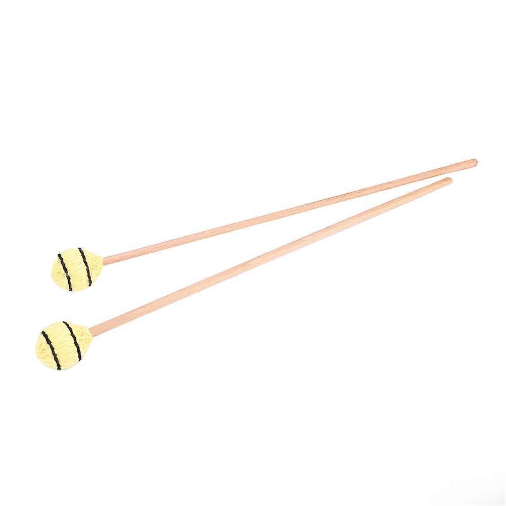 1 Pair Wire Head Marimba Keyboard Mallets with Smooth Handles for Professional Player