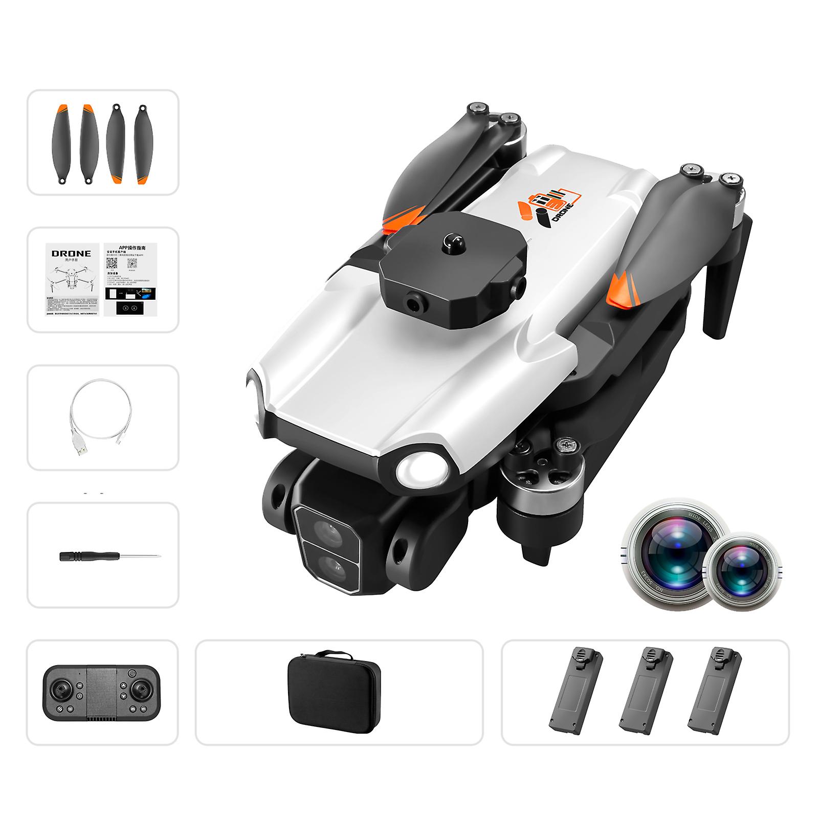 Dual Lens Brushless Motor Aerial-Drone Optical Flows Positioning Quadcopters Gift for Friends Family