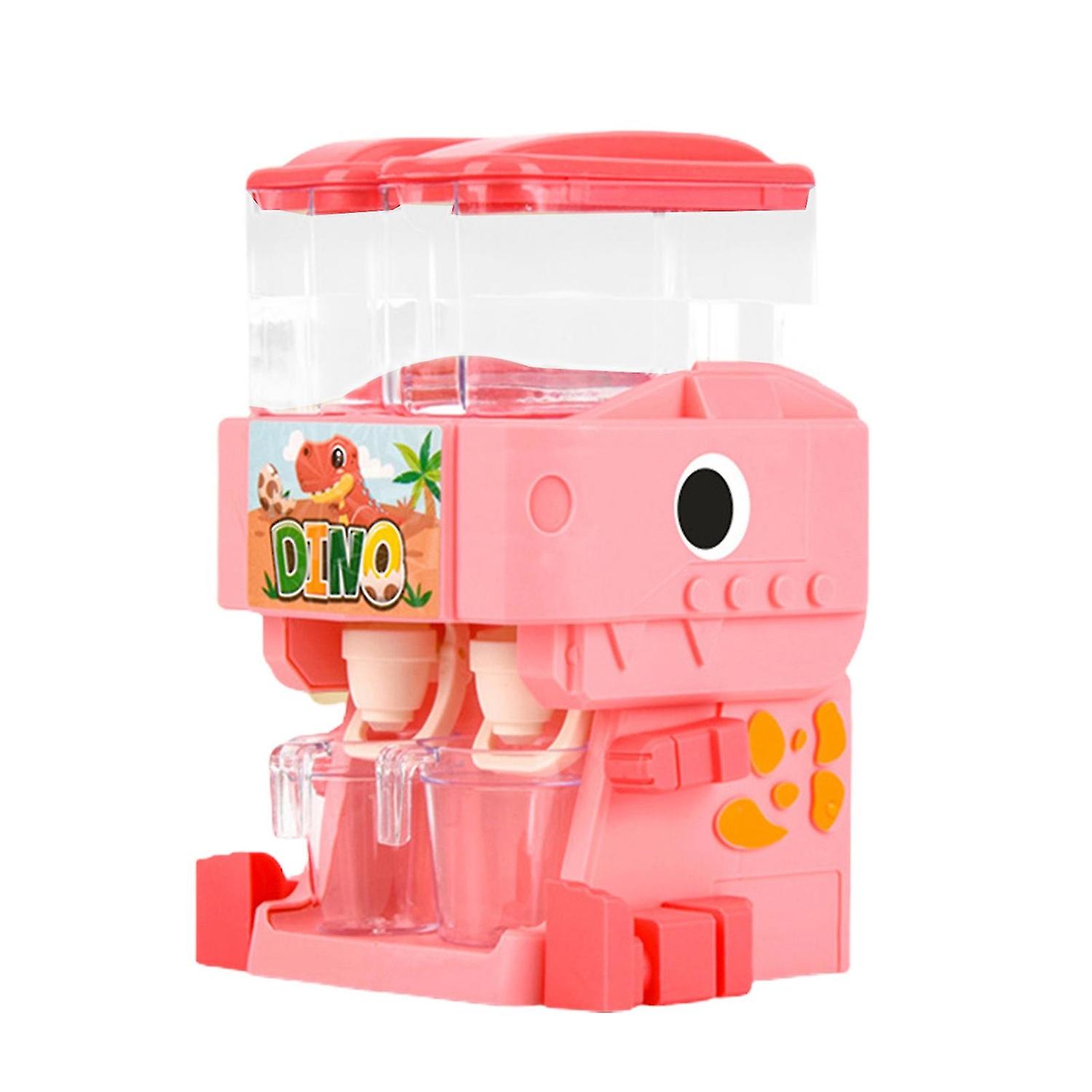Play House Toy Lovely Dinosaur 360-degree Rotating Easy Access Store Cups Attract Attention ABS Beve
