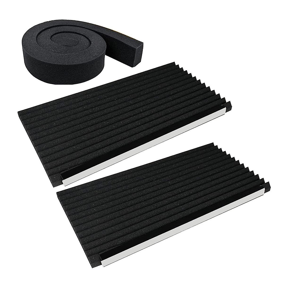 Window Air Conditioner,Side Insulated Foam Panel, Heat and Draft Insulating,Two-Piece Panels Window