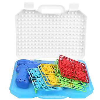 Boorpuzzel speelgoedset, doe-het-zelf montage- en schroefbouwstenen, educatief speelgoed voor kinderen van 3-8 jaar, creatieve STEM-leerkit, 9021