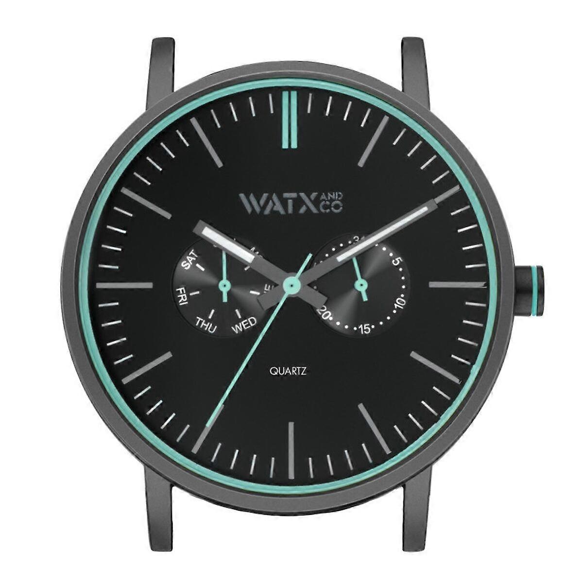Unisex Watch Watx & Colors WXCA2718 Black (Ø 44 mm)