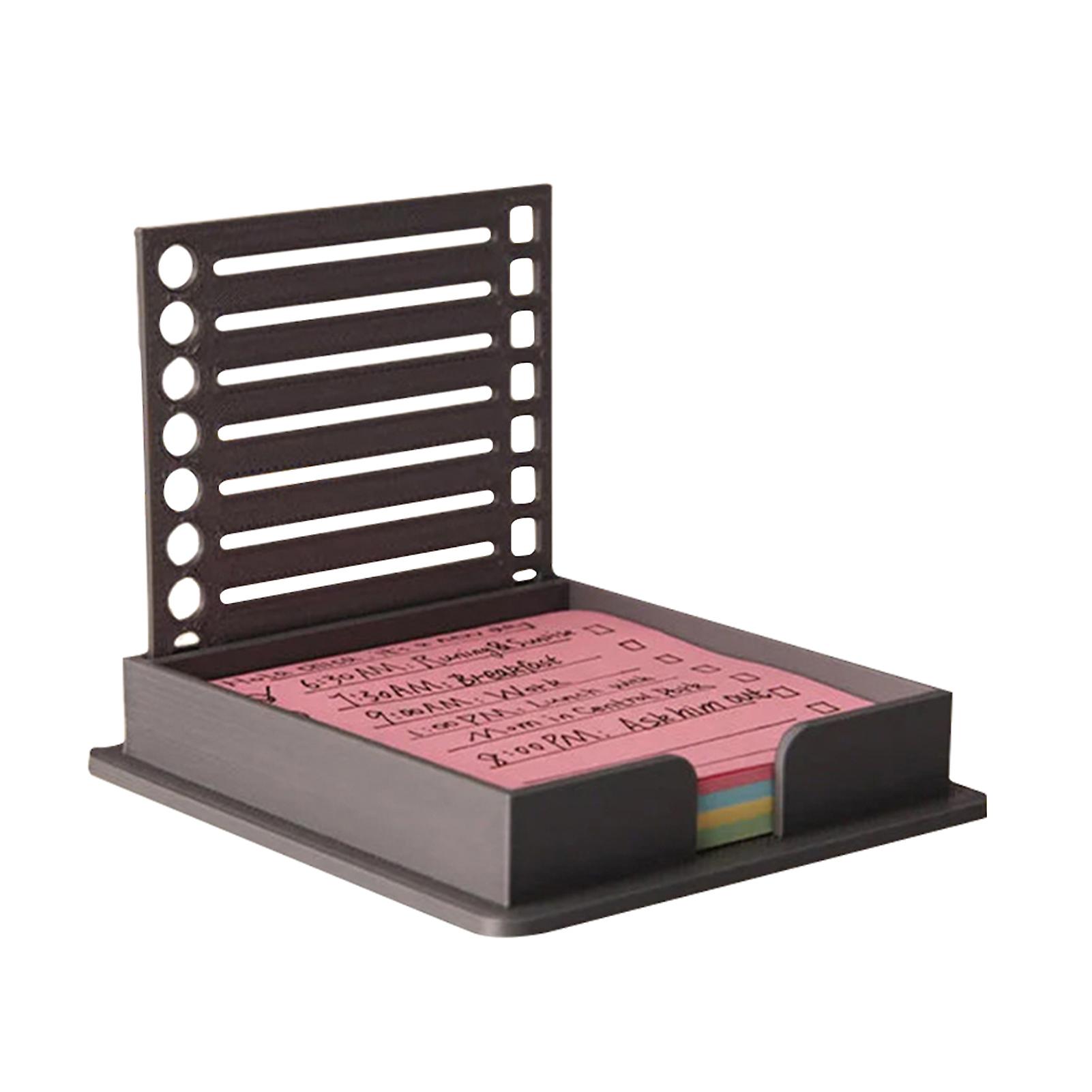 Stickys Note Dispenser com Curl Preventer Easy Refill Stickys Notes Holder para 3 * 3 polegadas Stickys Notes