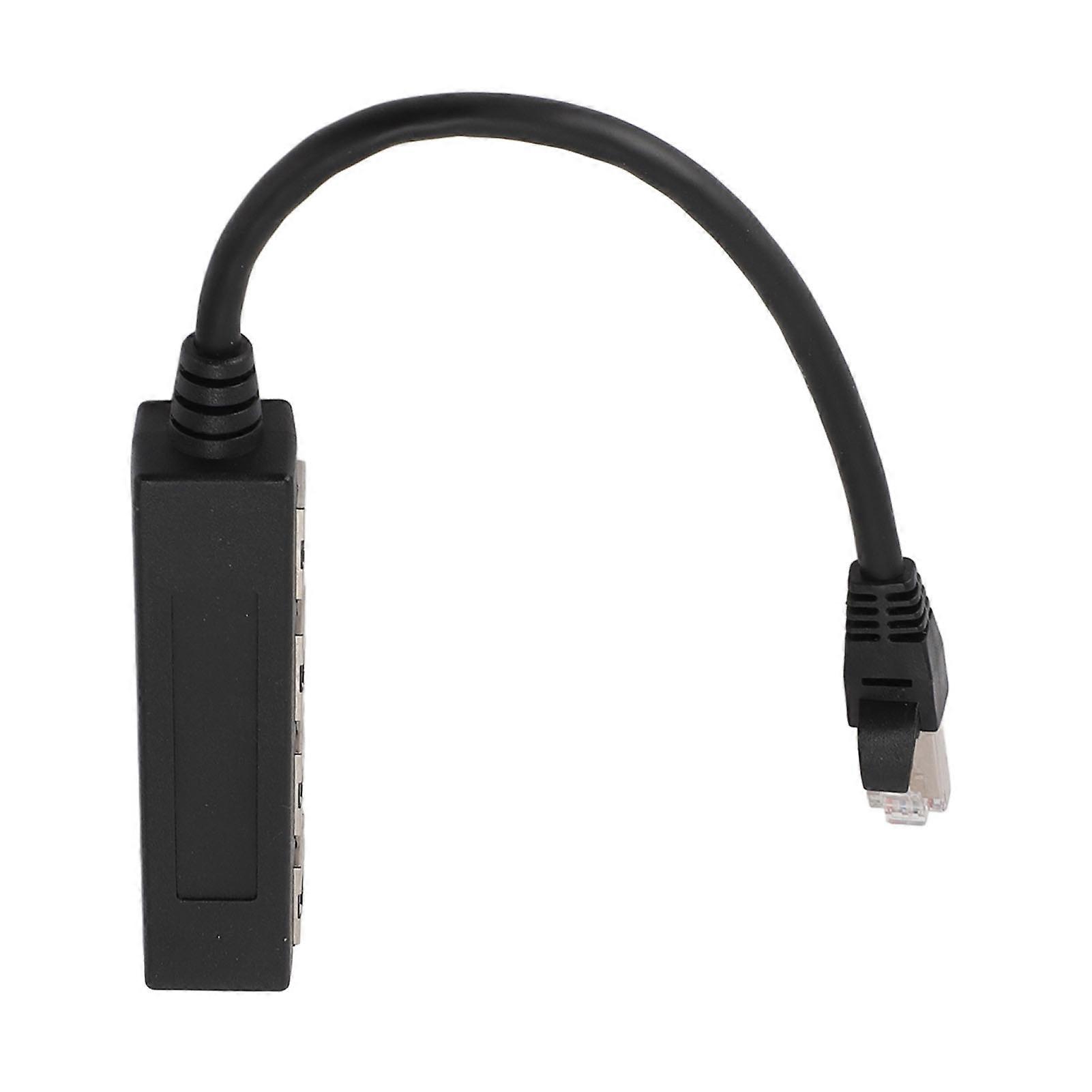 Ethernet Ayırıcı Profesyonel 1 ila 4 Port Yüksek Hızlı 100Mbps 1000Mbps RJ45 Bilgisayar Ağ Ayırıcı