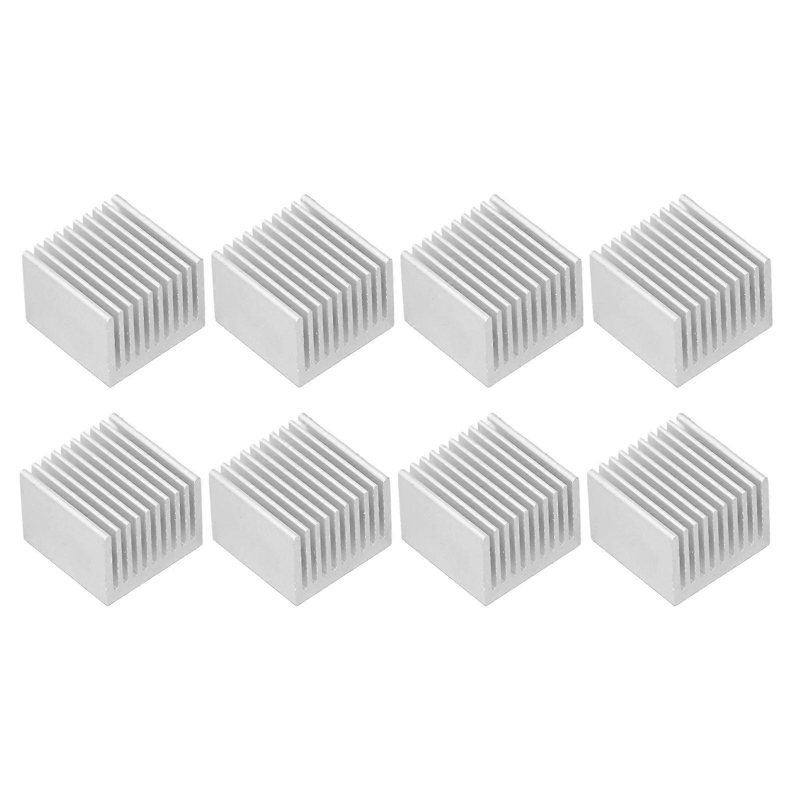 8Pcs Cooling Fins Aluminum Power Radiator Heat Sink Kit for Electronics ...