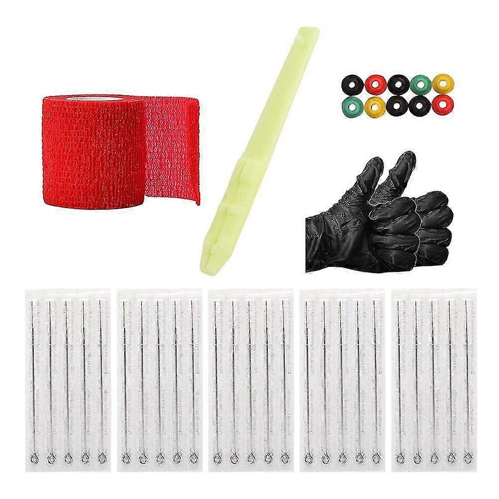 Tattoo Pen Set with DIY Hand Stick, 1RL 3RL 5RL 7RL 9RL Tattoo Needles